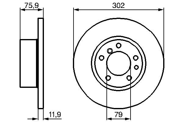 Bremsscheibe Vorderachse Bosch 0 986 478 319 Bremsscheibe Vorderachse Bosch 0 986 478 319 von Bosch