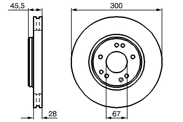 Bremsscheibe Vorderachse Bosch 0 986 478 526 Bremsscheibe Vorderachse Bosch 0 986 478 526 von Bosch