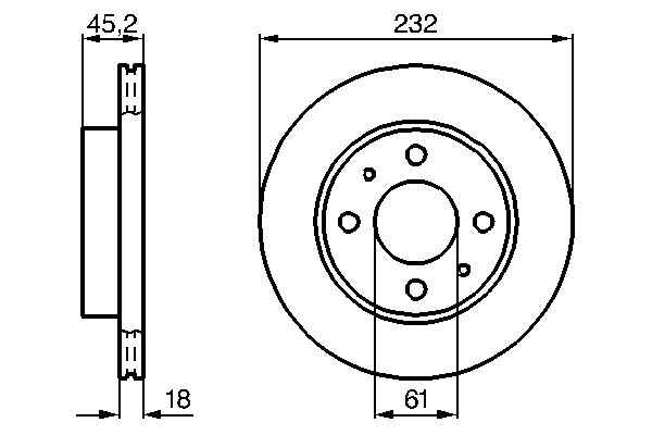 Bremsscheibe Vorderachse Bosch 0 986 478 650 Bremsscheibe Vorderachse Bosch 0 986 478 650 von Bosch