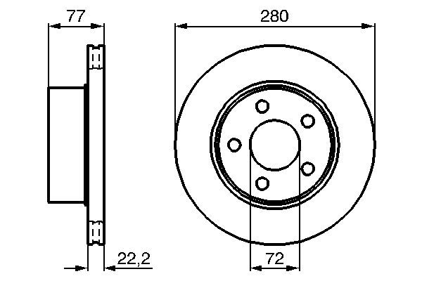 Bremsscheibe Vorderachse Bosch 0 986 478 694 Bremsscheibe Vorderachse Bosch 0 986 478 694 von Bosch