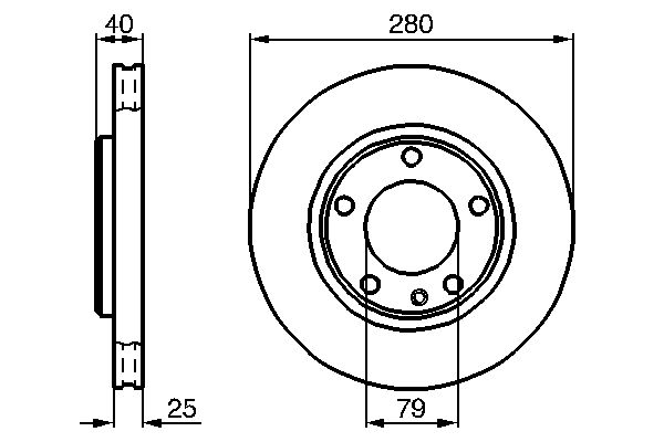Bremsscheibe Vorderachse Bosch 0 986 478 890 Bremsscheibe Vorderachse Bosch 0 986 478 890 von Bosch