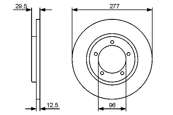 Bremsscheibe Vorderachse Bosch 0 986 479 487 Bremsscheibe Vorderachse Bosch 0 986 479 487 von Bosch