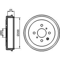 Bremstrommel BOSCH 0 986 477 148 von Bosch