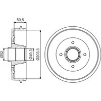 Bremstrommel BOSCH 0 986 477 214 von Bosch