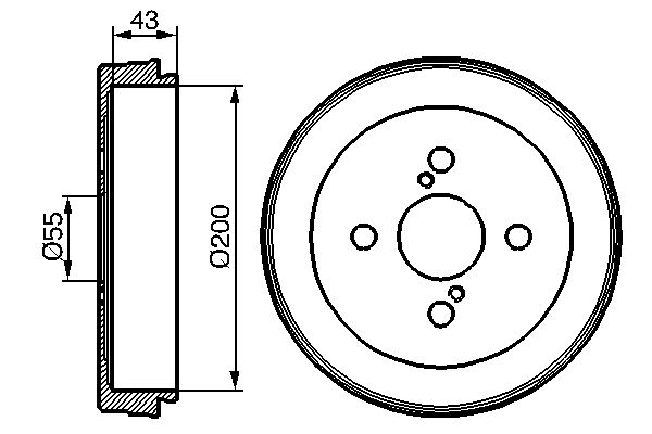 Bremstrommel Hinterachse Bosch 0 986 477 138 Bremstrommel Hinterachse Bosch 0 986 477 138 von Bosch