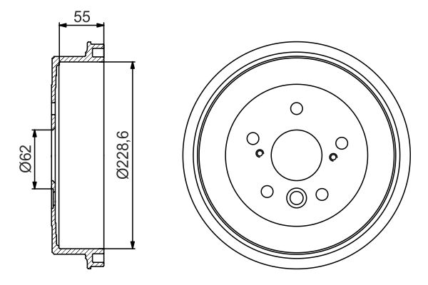 Bremstrommel Hinterachse Bosch 0 986 477 168 Bremstrommel Hinterachse Bosch 0 986 477 168 von Bosch
