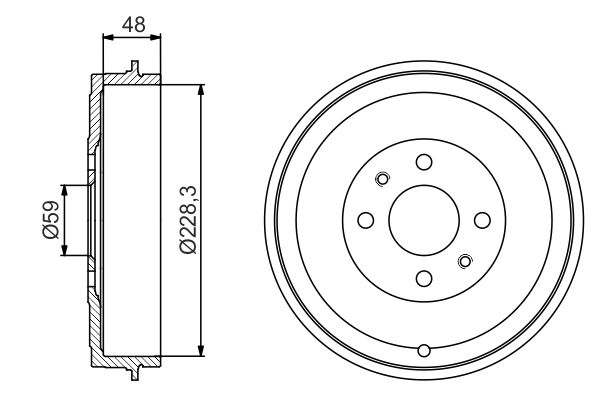 Bremstrommel Hinterachse Bosch 0 986 477 212 Bremstrommel Hinterachse Bosch 0 986 477 212 von Bosch