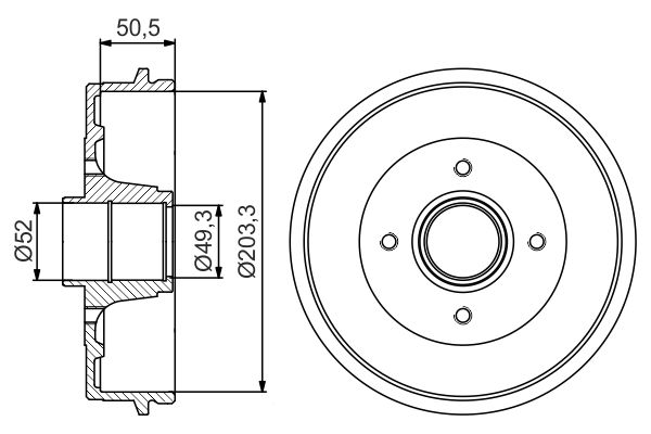 Bremstrommel Hinterachse Bosch 0 986 477 214 Bremstrommel Hinterachse Bosch 0 986 477 214 von Bosch