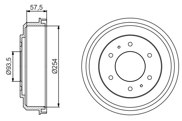 Bremstrommel Hinterachse Bosch 0 986 477 220 Bremstrommel Hinterachse Bosch 0 986 477 220 von Bosch