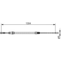 Bremszug, Handbremse BOSCH 1 987 482 431 von Bosch