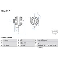 Drehstromgenerator BOSCH 0 986 042 390 Drehstromgenerator BOSCH 0 986 042 390 von Bosch