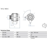 Drehstromgenerator BOSCH 0 986 084 690 Drehstromgenerator BOSCH 0 986 084 690 von Bosch