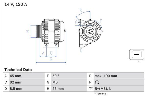 Generator Bosch 0 986 041 740 von Bosch