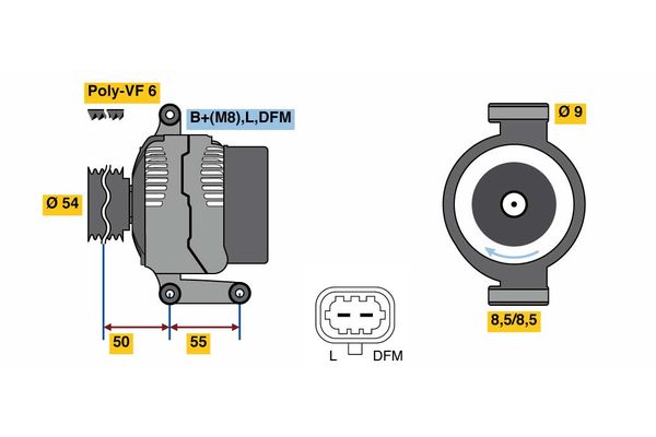 Generator Bosch 0 986 081 120 Generator Bosch 0 986 081 120 von Bosch