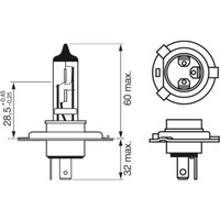 Glühlampe, Hauptscheinwerfer Plus 120 Gigalight DBL BOSCH 1 987 301 425 von Bosch