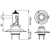 Glühlampe, Hauptscheinwerfer Ultra White BL BOSCH 1 987 301 153 von Bosch