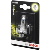 Glühlampe Halogen BOSCH H1 Plus 90% 12V, 55W, 1 Stück von Bosch