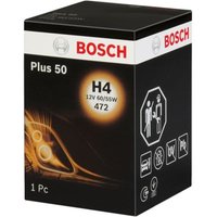 Glühlampe Halogen BOSCH H4 Plus 60% 12V, 60/55W von Bosch