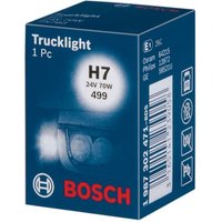 Glühlampe Halogen BOSCH H7 Trucklight 24V, 70W, 1 Stück von Bosch