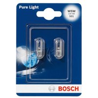 Glühlampe Sekundär BOSCH W5W Pure Light 12V/5W, 2 Stück von Bosch