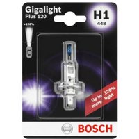 Glühlampe Halogen BOSCH H1 Gigalight Plus 120% 12V, 55W von Bosch