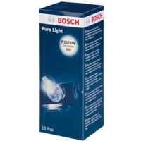 Glühlampe Sekundär BOSCH P21/5W Pure Light 12V, 5/21W, 10 Stück Glühlampe Sekundär BOSCH P21/5W Pure Light 12V, 5/21W, 10 Stück von Bosch