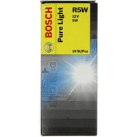 Glühlampe Sekundär BOSCH R5W Pure Light 12V, 5W, 10 Stück von Bosch