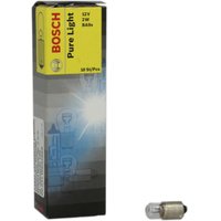 Glühlampe Sekundär BOSCH T2W Pure Light 12V, 2W, 10 Stück Glühlampe Sekundär BOSCH T2W Pure Light 12V, 2W, 10 Stück von Bosch