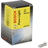 Glühlampe Sekundär BOSCH PBT5 Pure Light 12V, 2W, 10 Stück Glühlampe Sekundär BOSCH PBT5 Pure Light 12V, 2W, 10 Stück von Bosch