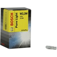 Glühlampe BOSCH Pure Light PBT5 2,3W 12V, 10 Stück Glühlampe BOSCH Pure Light PBT5 2,3W 12V, 10 Stück von Bosch