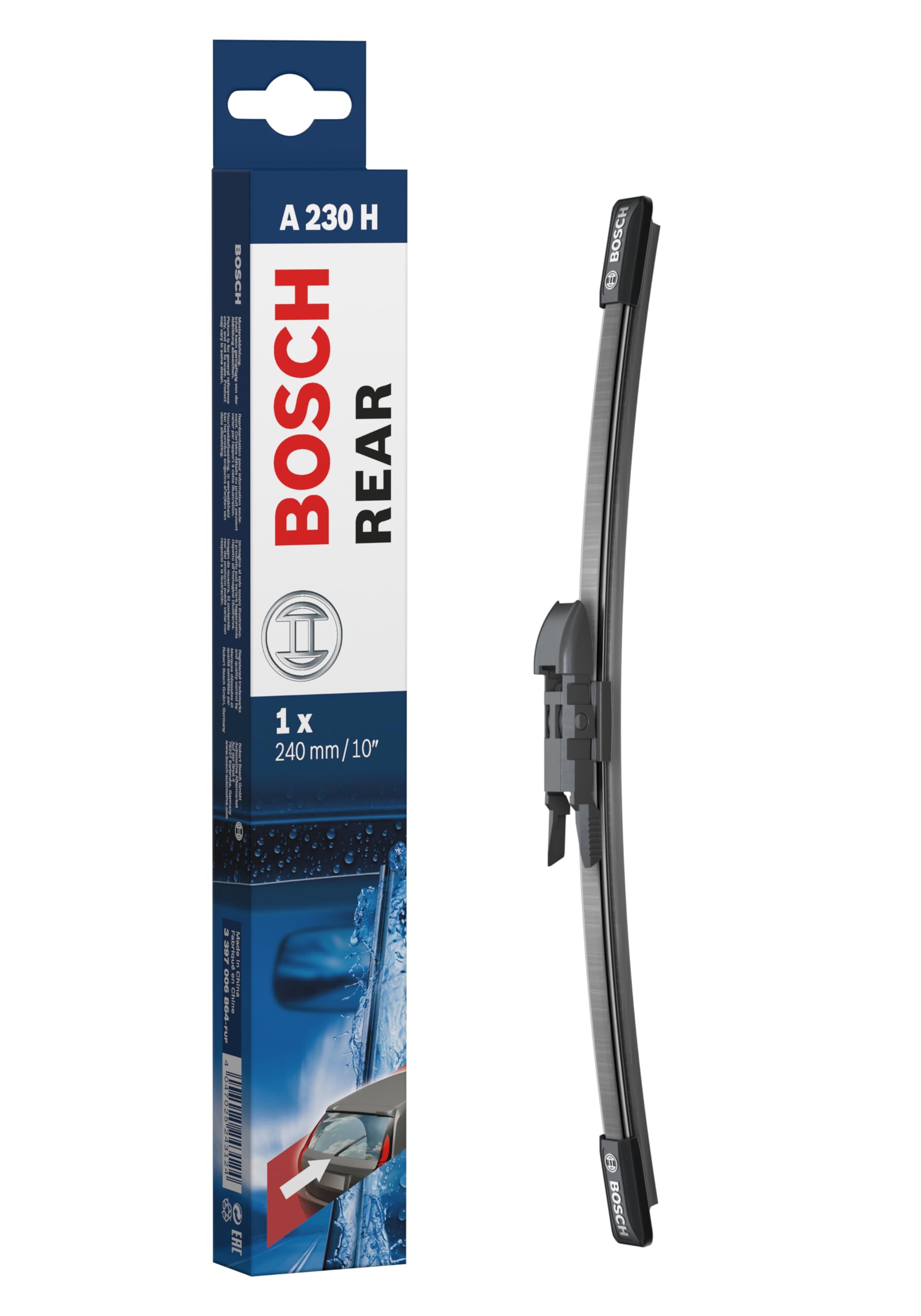 Bosch Scheibenwischer Rear A230H, Länge: 240mm – Scheibenwischer für Heckscheibe Bosch Scheibenwischer Rear A230H, Länge: 240mm – Scheibenwischer für Heckscheibe von Bosch