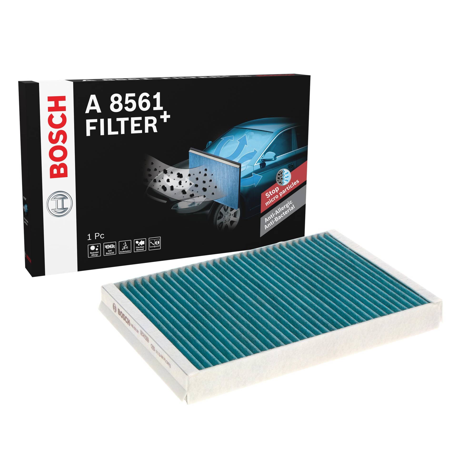Bosch A8561 - Innenraumfilter Filter+ von Bosch Automotive