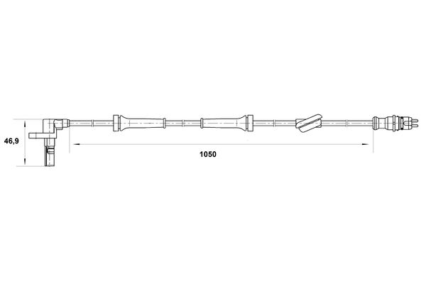 Sensor, Raddrehzahl Hinterachse rechts Bosch 0 265 007 033 Sensor, Raddrehzahl Hinterachse rechts Bosch 0 265 007 033 von Bosch