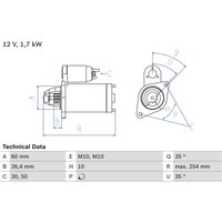 Starter BOSCH 0 986 021 330 Starter BOSCH 0 986 021 330 von Bosch