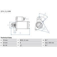 Starter BOSCH 0 986 021 560 von Bosch