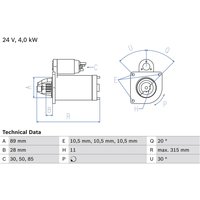 Starter BOSCH 0 986 023 200 Starter BOSCH 0 986 023 200 von Bosch