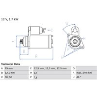 Starter BOSCH 0 986 025 220 Starter BOSCH 0 986 025 220 von Bosch