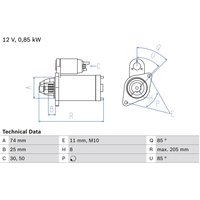 Starter BOSCH 0 986 025 640 Starter BOSCH 0 986 025 640 von Bosch
