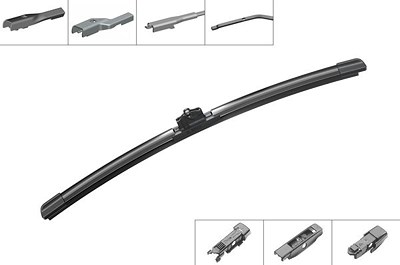 Bosch Wischblatt [Hersteller-Nr. 3397006942] für Abarth, Alfa Romeo, Audi, Chevrolet, Citroën, Fiat, Ford, Lancia, Nissan, Opel, Peugeot von Bosch