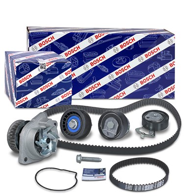 Bosch Zahnriemensatz + Wasserpumpe [Hersteller-Nr. 1987946412] für Seat, Skoda, VW von Bosch