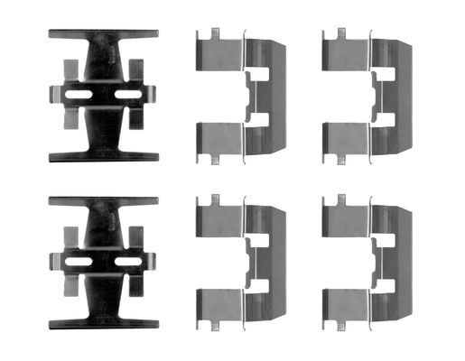 Zubehörsatz, Scheibenbremsbelag Vorderachse Bosch 1 987 474 620 von Bosch