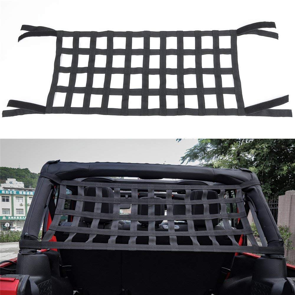 Bosmutus Cargo Net Heavy Duty Cargo Tailgate Net for Mid Size Pickup Truck Cab Truck Bed Waterproof Cargo Cover Net 1996-2021Compatible with Jeep Wrangler YJ TJ JK JKU JL JLU Bosmutus Cargo Net Heavy Duty Cargo Tailgate Net for Mid Size Pickup Truck Cab Truck Bed Waterproof Cargo Cover Net 1996-2021Compatible with Jeep Wrangler YJ TJ JK JKU JL JLU von Bosmutus