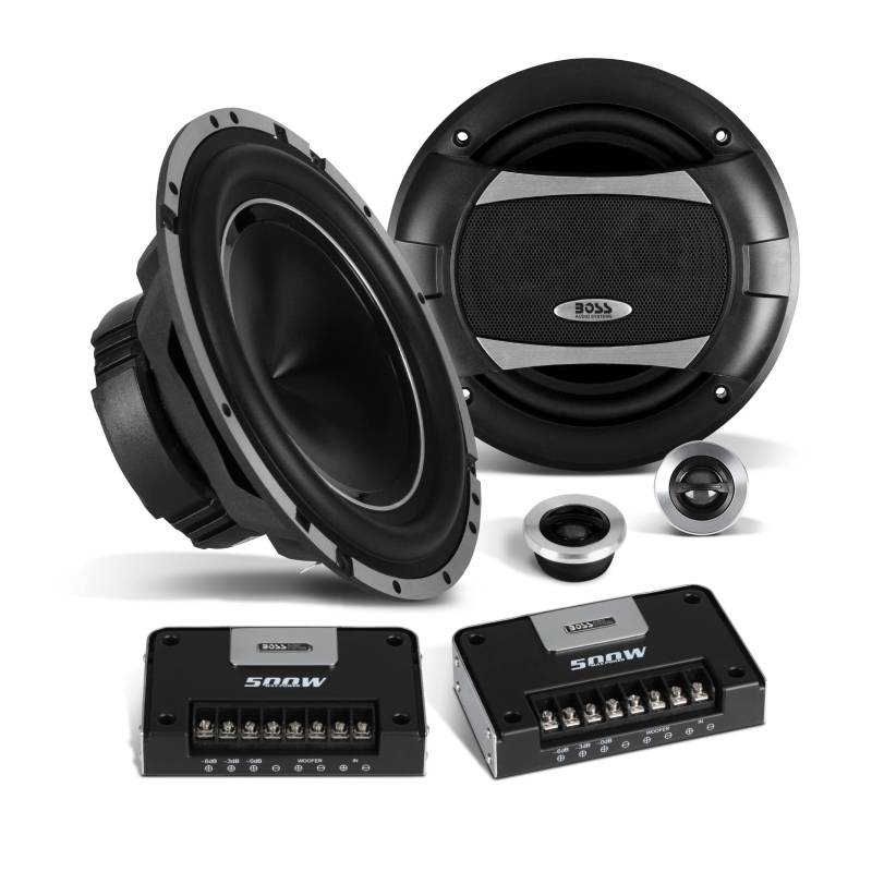 BOSS AUDIO PC65.2 Phantom Serie 6.5 Zoll 16,5 cm 500 Watt 2-Wege Lautsprecherpaar von BOSS Audio