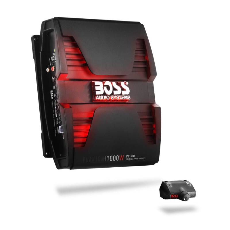 BOSS Audio PT1000 Phantom 1000 W 2 Kanal, Klasse A/B-Verstärker von BOSS Audio