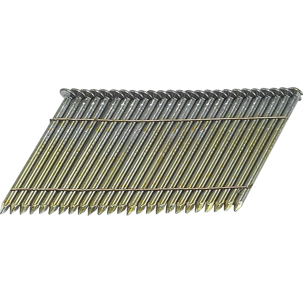 BOS 28° helle Ring-Schaftnägel, 3,1 x 90 mm, 2000 Stück BOS 28° helle Ring-Schaftnägel, 3,1 x 90 mm, 2000 Stück von Bostitch