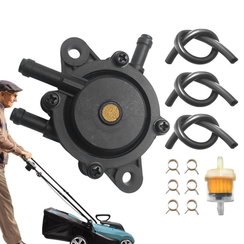 Botiniv Mäher -Traktorölpumpe mit Filter, Rasenmäherölpumpe mit Filter | Rasenmäherölpumpe mit Filter | Kompakte Kee-resistente kleine Motorteile für die Terrasse im Freien im Freien von Botiniv