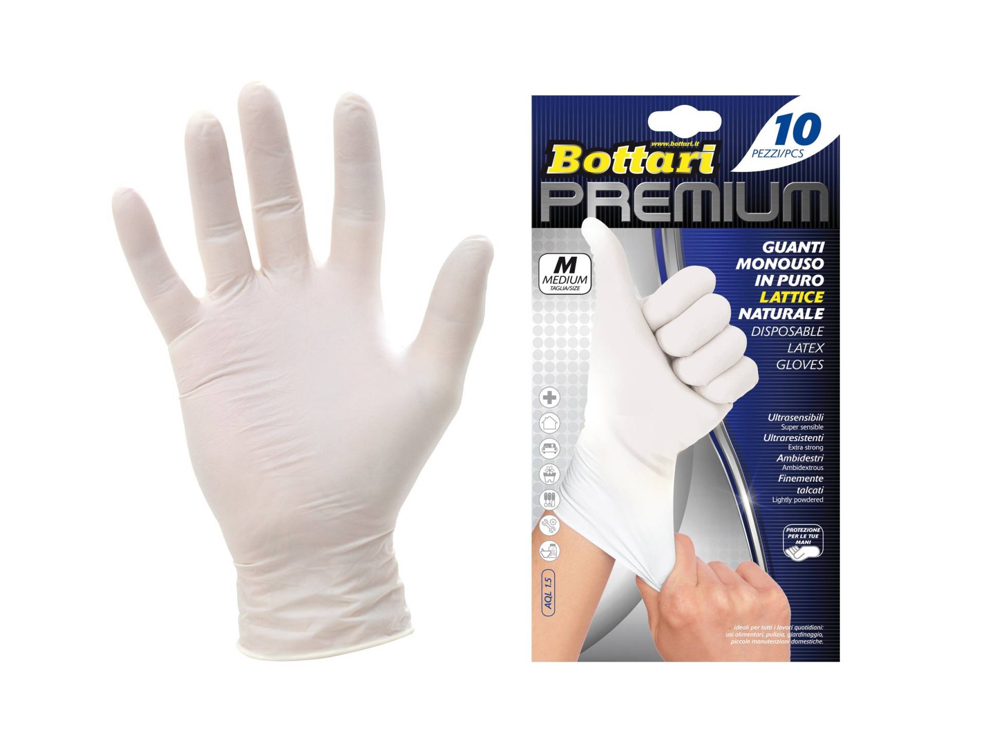 Bottari 98113 10 Handschuhe Latex von Bottari