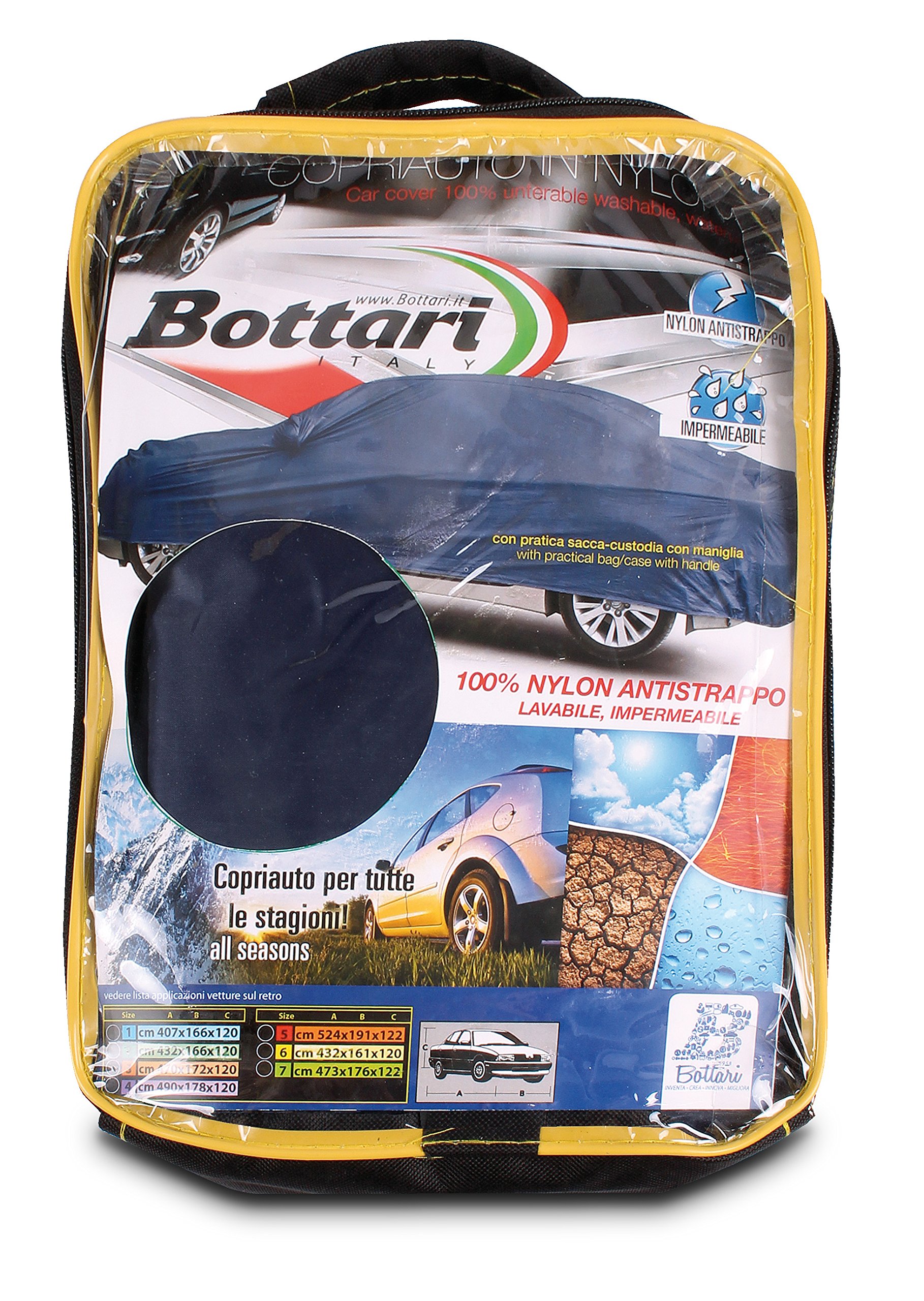 Bottari SpA 18296 Reißfeste Autoschutzhülle aus Nylon von Bottari SpA