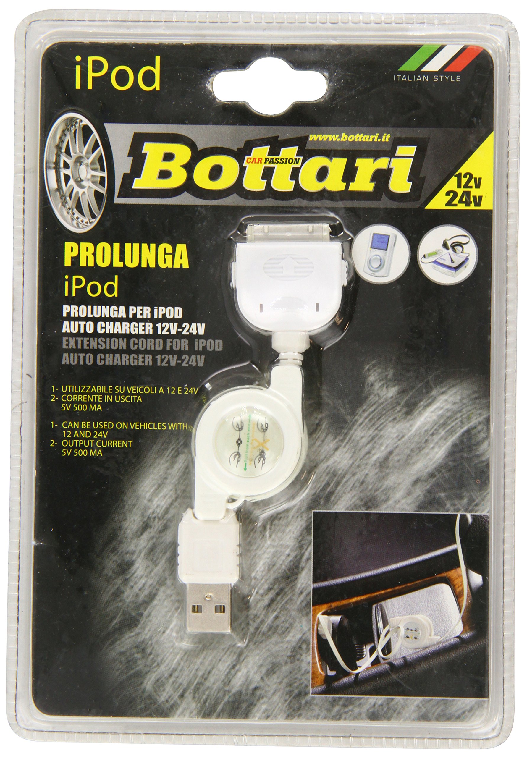 Bottari SpA 30205-Verlängerungskabel 12/24 V, 150 W (DE) von Bottari