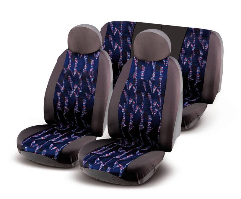 Bottari 10018 10018: Sitzbezüge Jacquard, bunt, 9 Teile aus Jacquard Stoff. von Bottari
